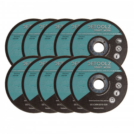 Set disc abraziv pentru metal 115 mm (10/set) [2]