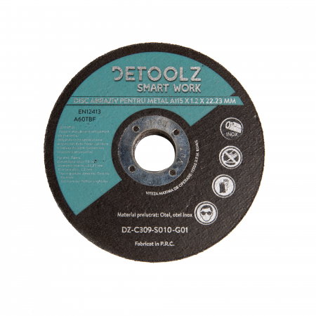 Set disc abraziv pentru metal 115 mm (10/set) [1]