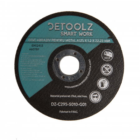 Set disc abraziv pentru metal 125 mm (10/set) [1]