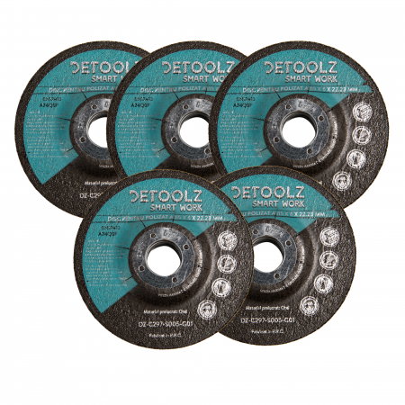 Set disc pentru polizat Detoolz A115*6*22.2 mm (5/set) [1]