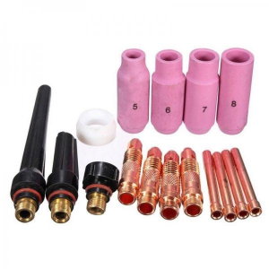 Alte accesorii pentru sudura - Set echipare standard pistolet TIG-WIG (16 accesorii)