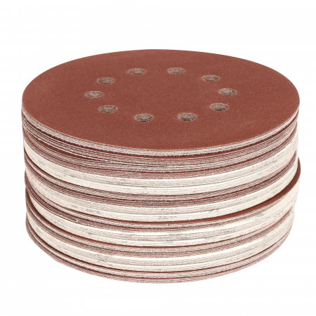 Accesorii slefuitoare electrice - Set hartie abraziva 215mm P180 10 gauri, slefuitor