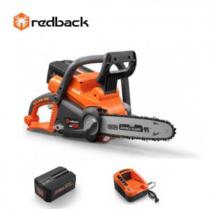 Ferastraie cu lant - Set Redback ferastrau cu lant 16" E216C 40V + acumulator Li-Ion EP60 40V/6Ah + incarcator rapid EC50 40V/5A
