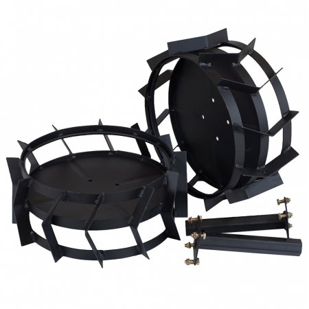 Accesorii utilaje agricole - ProGARDEN set roti metalice 470mm, manicot cu flanse, hex 32mm