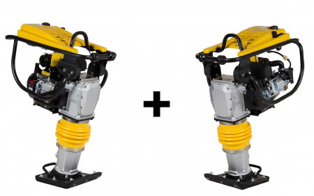 Utilaje pentru constructii - Pachet 2x Stager SG80LC Mai compactor,motor Loncin LC168F-2H, benzina