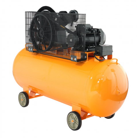 Stager Air 60C370 compresor aer, 370L, 10bar, 600L/min, trifazat, angrenare curea [2]