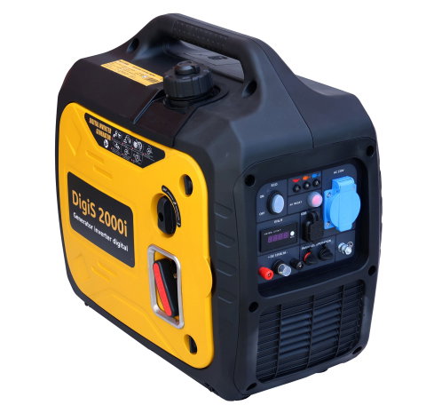 Generatoare electrice - Stager DigiS 2000i Generator digital invertor insonorizat 2kW, monofazat, benzina, autonomie pana la 17h
