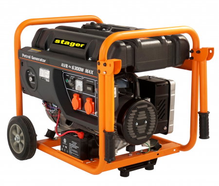Generator Stager GG 7300EW 4500017300  open-frame 5.8kW, monofazat, benzina, pornire electrica [1]