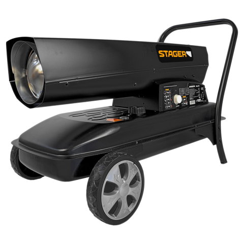 Incalzire si climatizare - Stager PLUS-K180 Tun de aer cald, ardere directa, 51kW, motorina, 230V, 1060mc