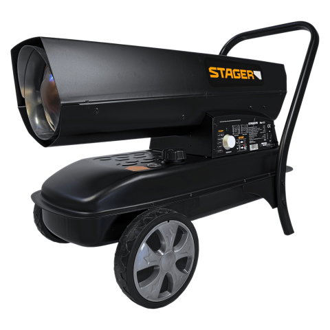 Incalzire si climatizare - Stager PLUS-K135 Tun de aer cald, ardere directa, 37kW, motorina, 230V, 800mc