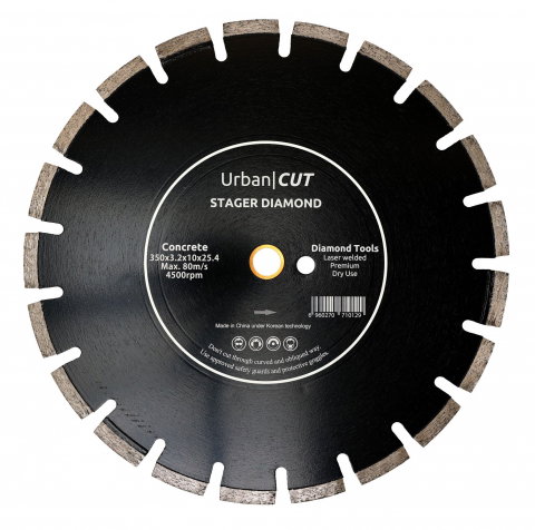 Discuri diamantate - Disc diamantat Stager URBAN CUT 350x3.2x10x25.4-P pentru beton/asfalt