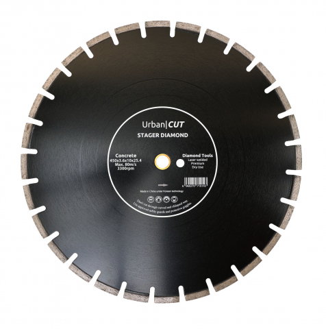 Discuri diamantate - Disc diamantat Stager URBAN CUT 450x3.2x10x25.4-P pentru beton/asfalt