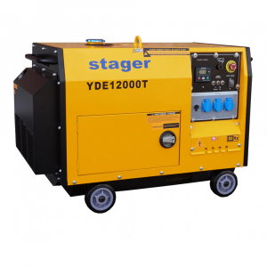 Generatoare insonorizate - Stager YDE12000T - Generator Diesel Insonorizat Monofazat