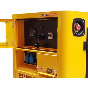Stager YDE12T Generator insonorizat 10kVA, 39A, 3000rpm, monofazat, diesel, pornire electrica [1]