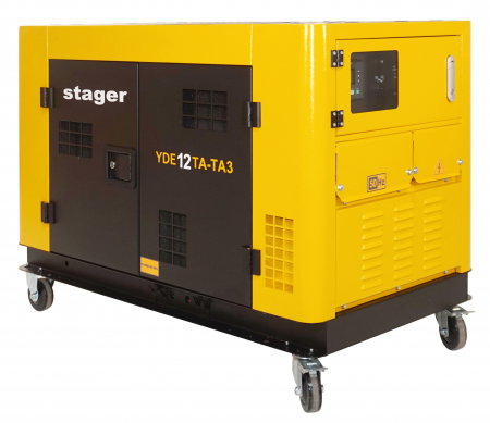 Stager YDE12TA-TA3 Generator insonorizat diesel dual 10kW, 1158000012TATA3, 39A, 3000rpm [2]