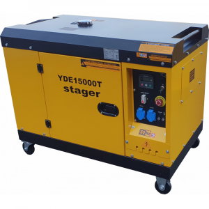Generator Stager YDE15000T 12 kVA Diesel, monofazat, insonorizat, 48A, 3000rpm [1]