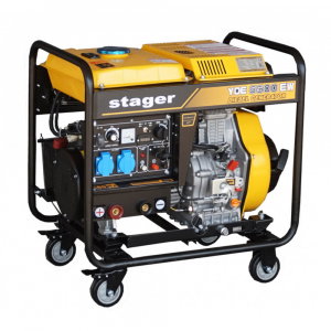 Generatoare sudura - Generator sudare diesel Stager YDE6500EW 1158006500EW  monofazat, 4kVA, curent sudare 160A, pornire la cheie