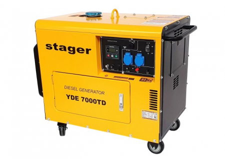 Pachet Generator cu Automatizare Stager YDE7000TD, diesel, monofazat + automatizare trifazata YA40063F12STA 63A [1]
