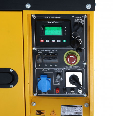 Stager YDE8600TA-TA3 V2 Generator insonorizat 7.5kVA, 3000rpm, dual, diesel, pornire electrica [4]