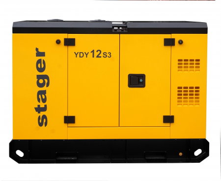 Generator insonorizat diesel Stager YDY12S3 trifazat 11kVA, 16A, 1500rpm [2]
