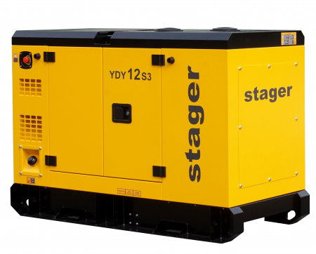 Generator insonorizat diesel Stager YDY12S3 trifazat 11kVA, 16A, 1500rpm [1]