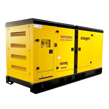 Generatoare electrice - Stager YDY220S3 Generator insonorizat diesel trifazat 220kVA, 289A, 1500rpm