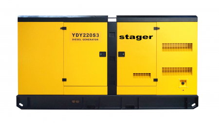 Stager YDY220S3 Generator insonorizat diesel trifazat 220kVA, 289A, 1500rpm [1]