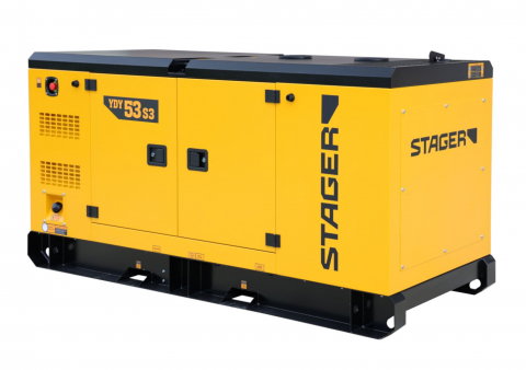 Generatoare insonorizate - Stager YDY53S3 Generator insonorizat 53kVA, 69A, 1500rpm, trifazat, diesel
