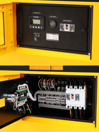Stager YDY89S3 Generator insonorizat diesel trifazat 89 kVA, 115A, 1500rpm [3]