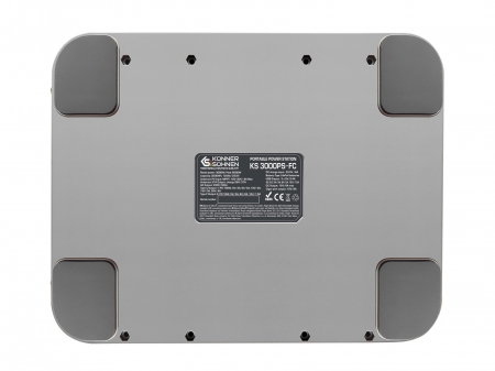 Statie de alimentare portabila KS 3000PS-FC, 6000 W putere maxima, 3000 W putere nominala., 3200 Wh, 125 Аh, 25.6 V, 2 x Schuko 230 V [6]