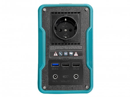 Statie de incarcare portabila Konner&Sohnen KS200PS, 200 W, 1 x 230 V, 2 x 12 v, 1 x USB type C, 2 x USB 2.1, 1 x USB 3.0 [3]