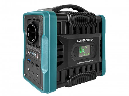 Generatoare electrice - Statie de incarcare portabila Konner&Sohnen KS200PS, 200 W, 1 x 230 V, 2 x 12 v, 1 x USB type C, 2 x USB 2.1, 1 x USB 3.0