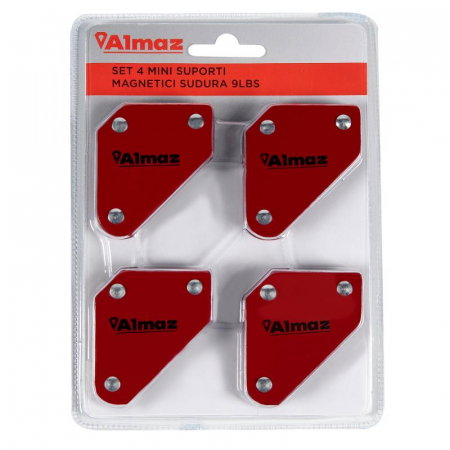 Set 4 mini suporti magnetici sudura Almaz 9lbs [1]