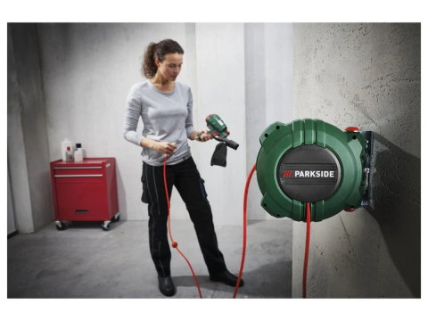 Tambur cu furtun de aer comprimat cu retractare automata 13 m [2]