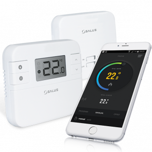 Incalzire si climatizare - Termostat de ambient cu control prin internet Salus RT310i, wi-fi