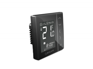 Incalzire si climatizare - Termostat digital wireless cu montaj in doza SALUS VS10BRF negru 5 ani garantie