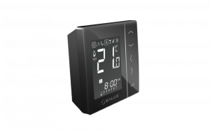 Incalzire si climatizare - Termostat digital wireless SALUS VS20BRF negru, alimentare cu baterii 5 ani garantie