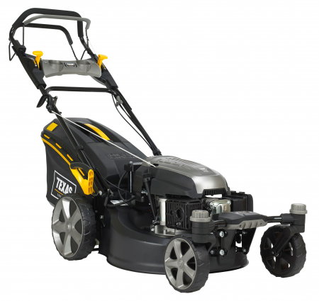 Masini de tuns gazon - Texas ZT 5110TR/WE masina de tuns gazonul, benzina, pornire electrica, 3in1, roti pivotante, latime lucru 51cm, autopropulsata, reglaj central, sac 65 litri