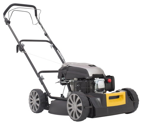 Masini de tuns gazon - Texas Razor 4810TR/M, masina de tuns gazonul prin mulcire, benzina 3CP, latime lucru 480mm, autopropulsata, reglaj central 5 pozitii