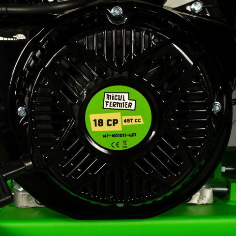 Tocator crengi Micul Fermier, motor benzina 18CP, diametru maxim de taiere Ø120mm, cu carlig de remorcare, pentru brichete [9]