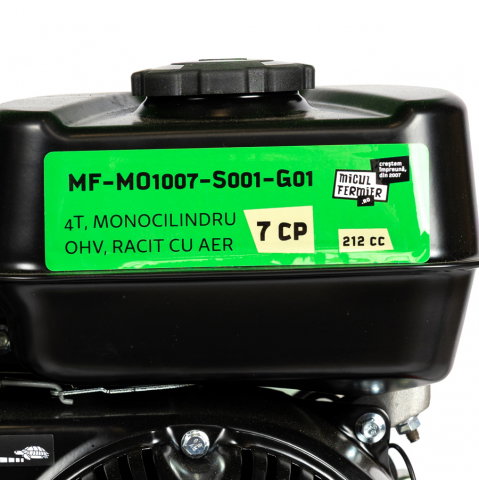 Tocator de crengi Micul Fermier, motor benzina 7 CP, 60 mm diametru maxim de taiere, pentru brichete [4]