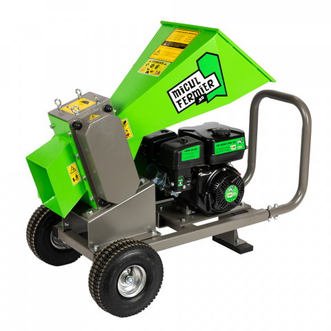Tocator de crengi Micul Fermier, motor benzina 7CP, 80mm diametru maxim de taiere, pentru brichete [4]