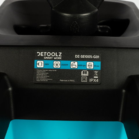 Tocator de crengi si resturi vegetale Detoolz DZ-SE1005-G01, 2500W, 45mm diametru maxim de taiere, cu sac colector 45L [5]