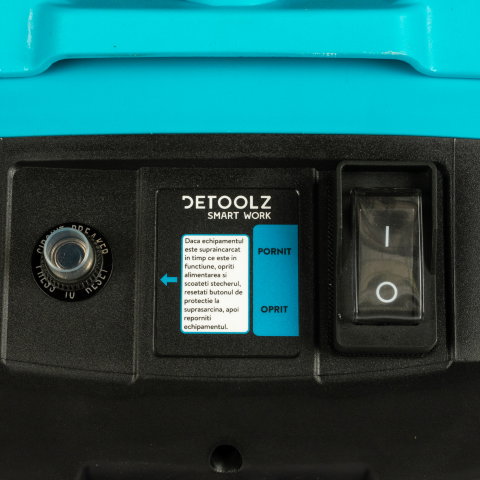 Tocator de crengi si resturi vegetale Detoolz DZ-SE1005-G01, 2500W, 45mm diametru maxim de taiere, cu sac colector 45L [6]