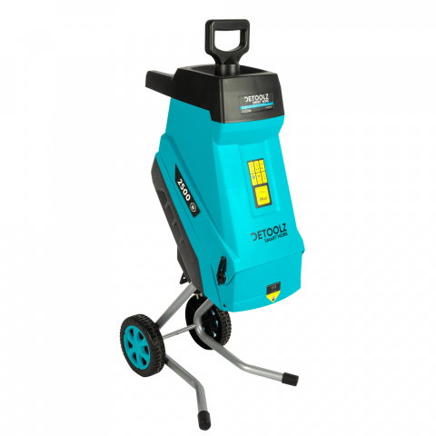 Tocator de crengi si resturi vegetale Detoolz DZ-SE1005-G01, 2500W, 45mm diametru maxim de taiere, cu sac colector 45L [10]