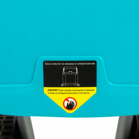 Tocator de crengi si resturi vegetale Detoolz DZ-SE1005-G01, 2500W, 45mm diametru maxim de taiere, cu sac colector 45L [13]