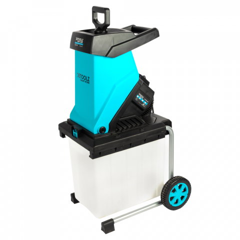 Tocatoare crengi si furaje - Tocator de crengi si resturi vegetale Detoolz DZ-SE1006-G01, 2800W, 45mm diametru maxim de taiere, container 50L