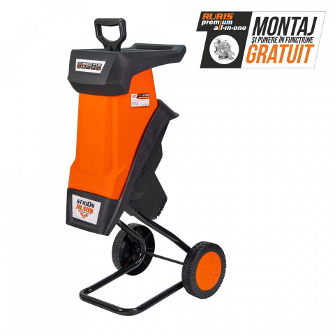 Tocător de crengi și resturi vegetale electric RURIS ST100S 2.4 Kw, diametru maxim 40 mm [1]