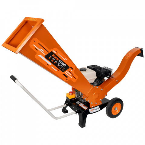 Tocător de crengi și resturi vegetale RURIS ST300 300TS2022 7 CP, benzina, diametru maxim 60 mm [2]