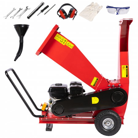 Tocator pentru crengi si vita de vie Micul Fermier, Ø76mm, motor benzina 6.5CP pentru rumegus [2]